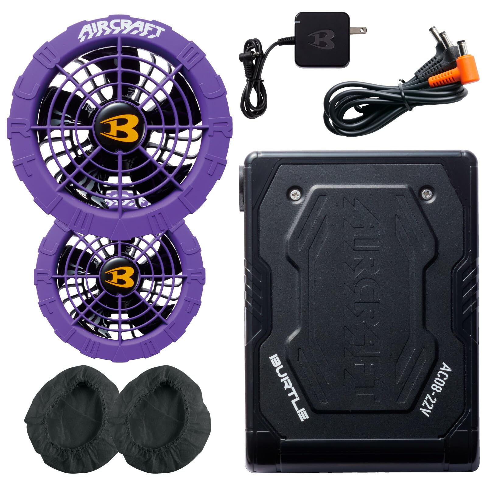 BURTLE AC08-22V 空調服用ファンセット 新品箱無し バートルエアー